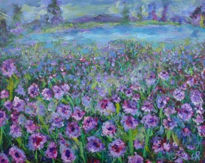 Idaho Creek Purple Flowers
